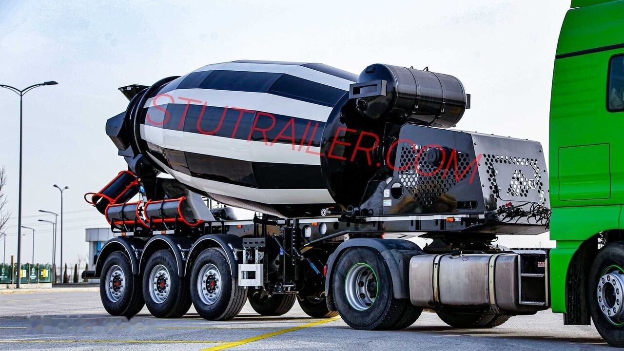 STU 14,7M3 MIXER TRAILER - Полуремарке бетон миксер: снимка 1 STU 14,7M3 MIXER TRAILER - Полуремарке бетон миксер: снимка 1