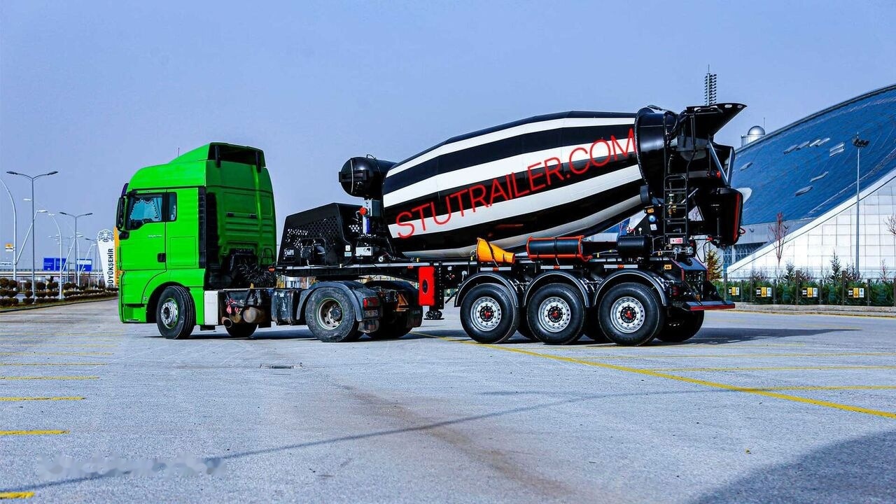 STU 14,7M3 MIXER TRAILER - Полуремарке бетон миксер: снимка 2 STU 14,7M3 MIXER TRAILER - Полуремарке бетон миксер: снимка 2