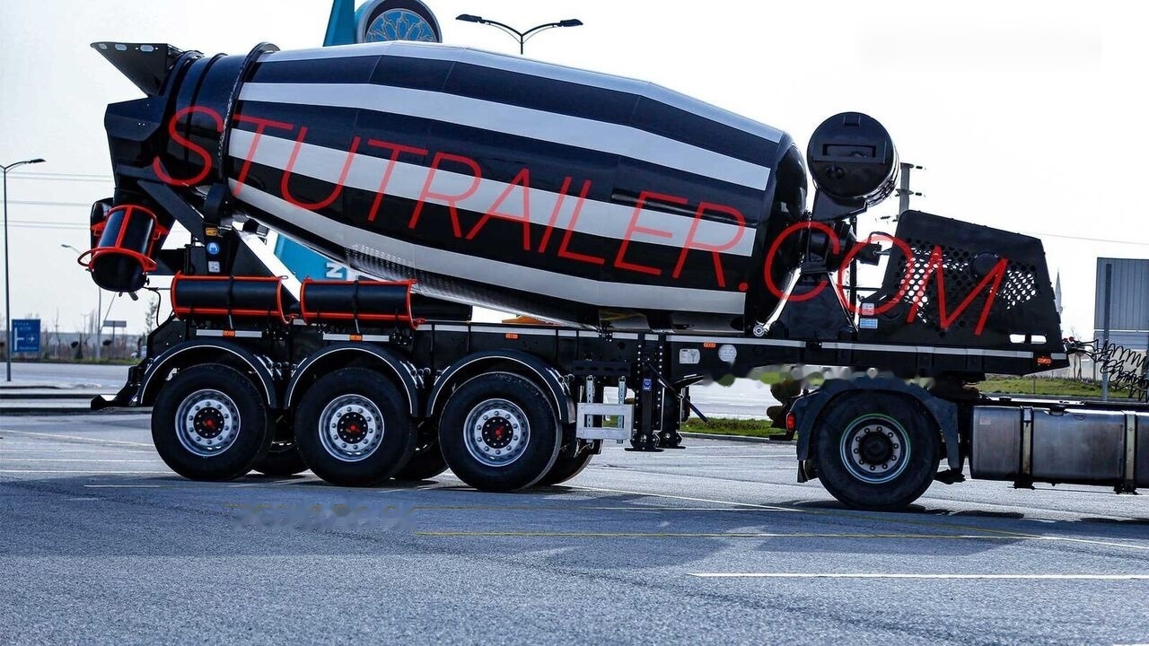 Нови Полуремарке бетон миксер STU 14,7m3 Concrete Mixer Trailer: снимка 7