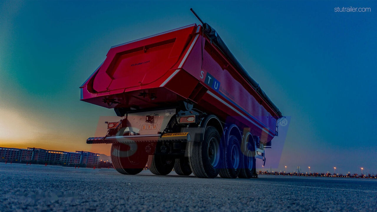 STU 3 AXLE TIPPER TRAILER / 3 ESSİEUX REMORQUE BENNE - Самосвал полуремарке: снимка 3 STU 3 AXLE TIPPER TRAILER / 3 ESSİEUX REMORQUE BENNE - Самосвал полуремарке: снимка 3