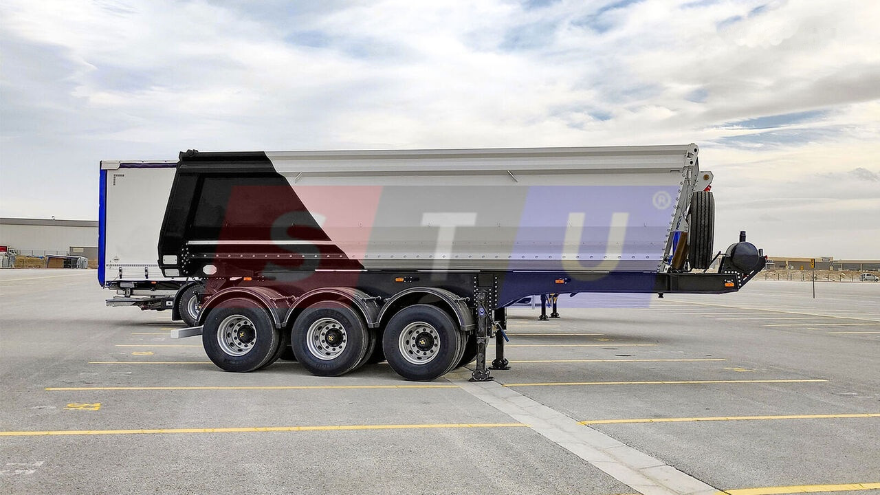 STU 3 AXLE TIPPER TRAILER / 3 ESSİEUX REMORQUE BENNE - Самосвал полуремарке: снимка 4 STU 3 AXLE TIPPER TRAILER / 3 ESSİEUX REMORQUE BENNE - Самосвал полуремарке: снимка 4