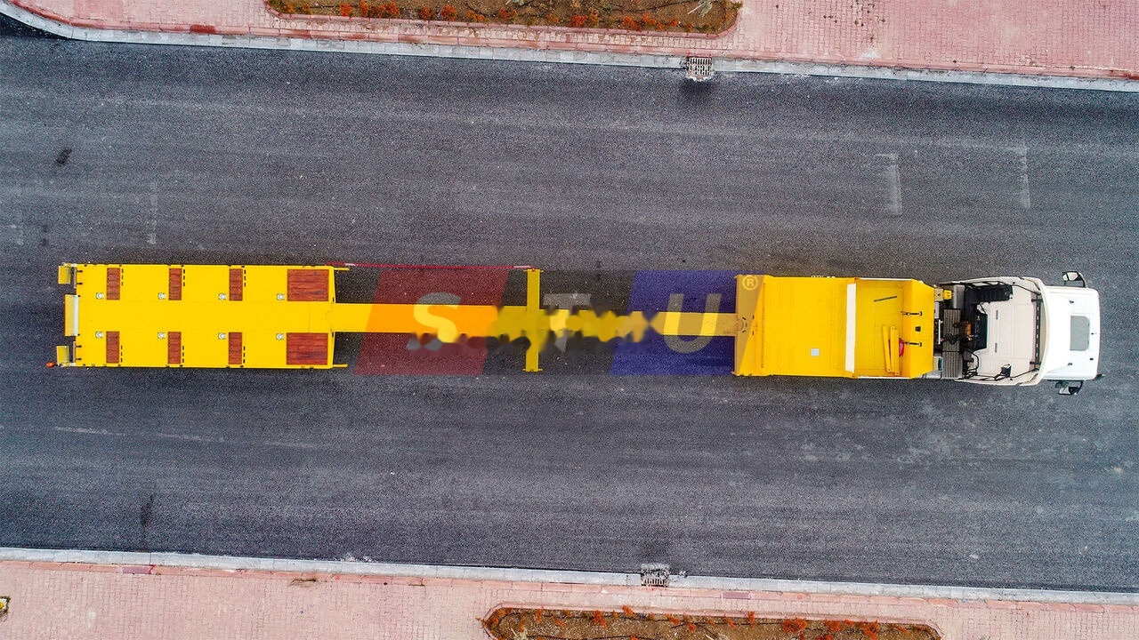 STU 3 Axle Hydraulic Steering Low Loader - Нискорамна площадка полуремарке: снимка 4 STU 3 Axle Hydraulic Steering Low Loader - Нискорамна площадка полуремарке: снимка 4