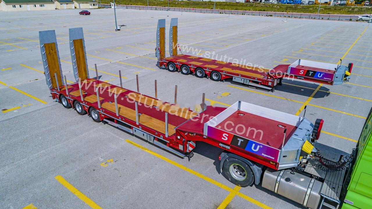 STU 3 Axles Lowbed Trailer - Нискорамна площадка полуремарке: снимка 2 STU 3 Axles Lowbed Trailer - Нискорамна площадка полуремарке: снимка 2