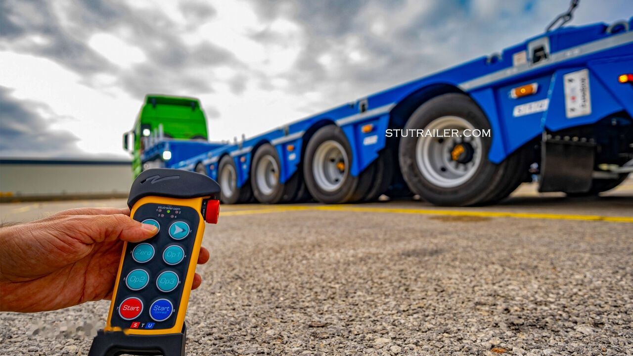STU 5 Axle Hydraulic Steering Extendable Low Laoder - Нискорамна площадка полуремарке: снимка 2 STU 5 Axle Hydraulic Steering Extendable Low Laoder - Нискорамна площадка полуремарке: снимка 2