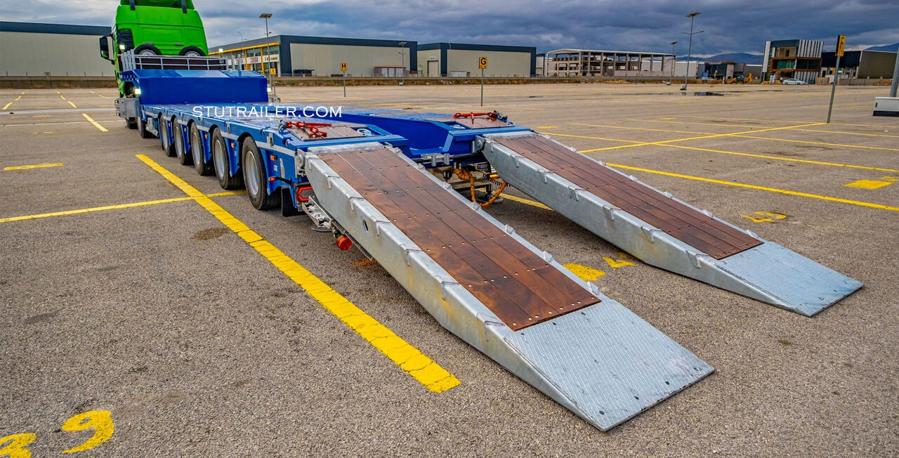 STU 5 Axle Hydraulic Steering Lowbed - Нискорамна площадка полуремарке: снимка 2 STU 5 Axle Hydraulic Steering Lowbed - Нискорамна площадка полуремарке: снимка 2