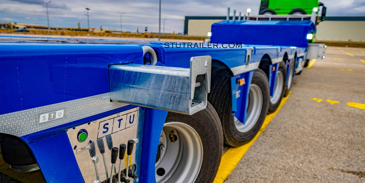 STU 5 Axle Hydraulic Steering Lowbed - Нискорамна площадка полуремарке: снимка 4 STU 5 Axle Hydraulic Steering Lowbed - Нискорамна площадка полуремарке: снимка 4