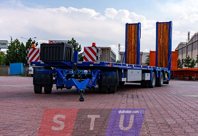 Нови Нискорамна площадка ремарке За превоз на тежка техника STU Boat Drawbar Trailer / Bateau ATTACHE Remorque: снимка 11