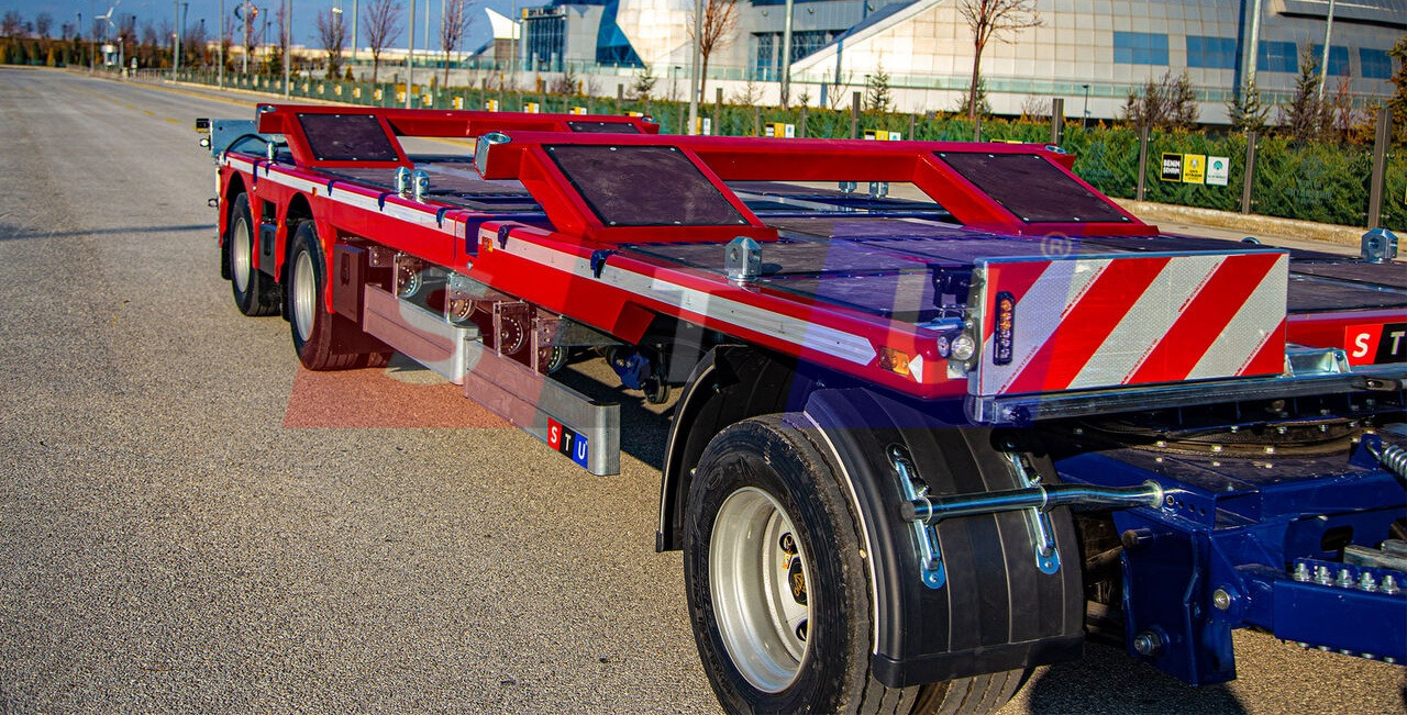 Нови Нискорамна площадка ремарке За превоз на тежка техника STU Boat Drawbar Trailer / Bateau ATTACHE Remorque: снимка 15