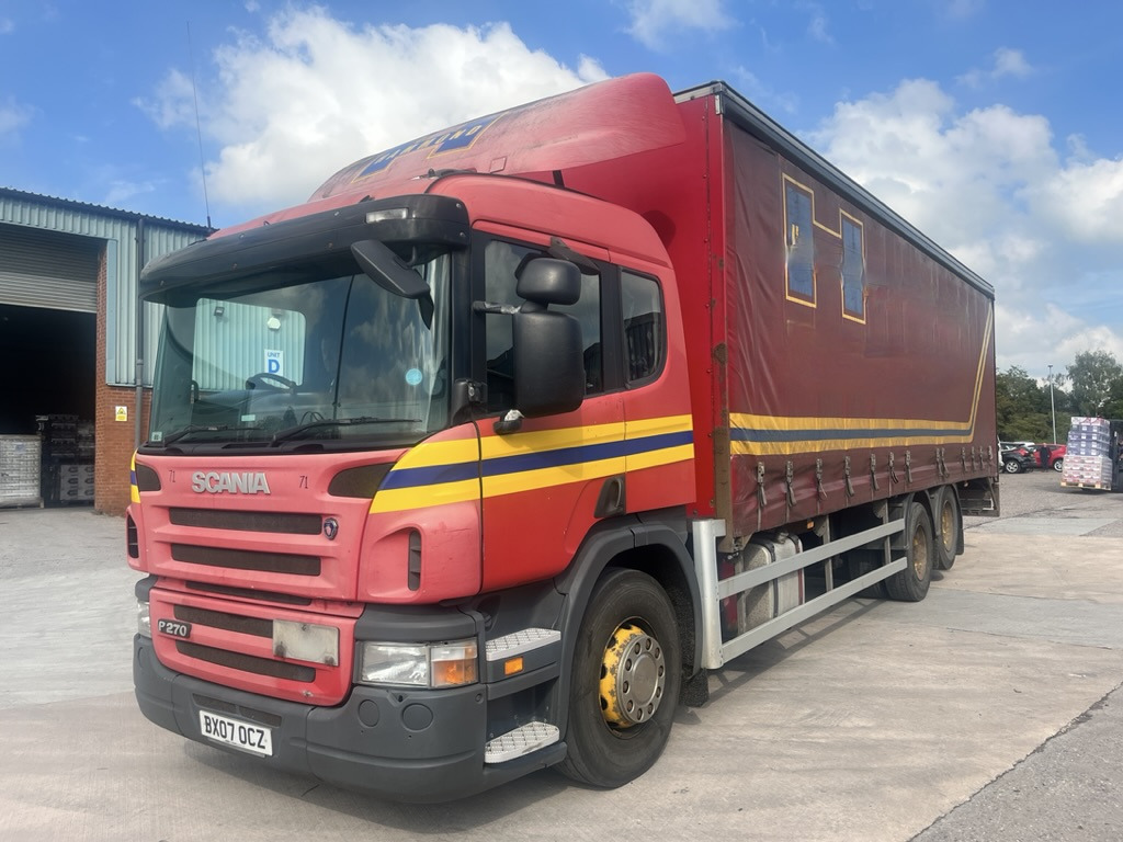 Scania P270 6x2 Curtain side. - Камион с брезент: снимка 1 Scania P270 6x2 Curtain side. - Камион с брезент: снимка 1