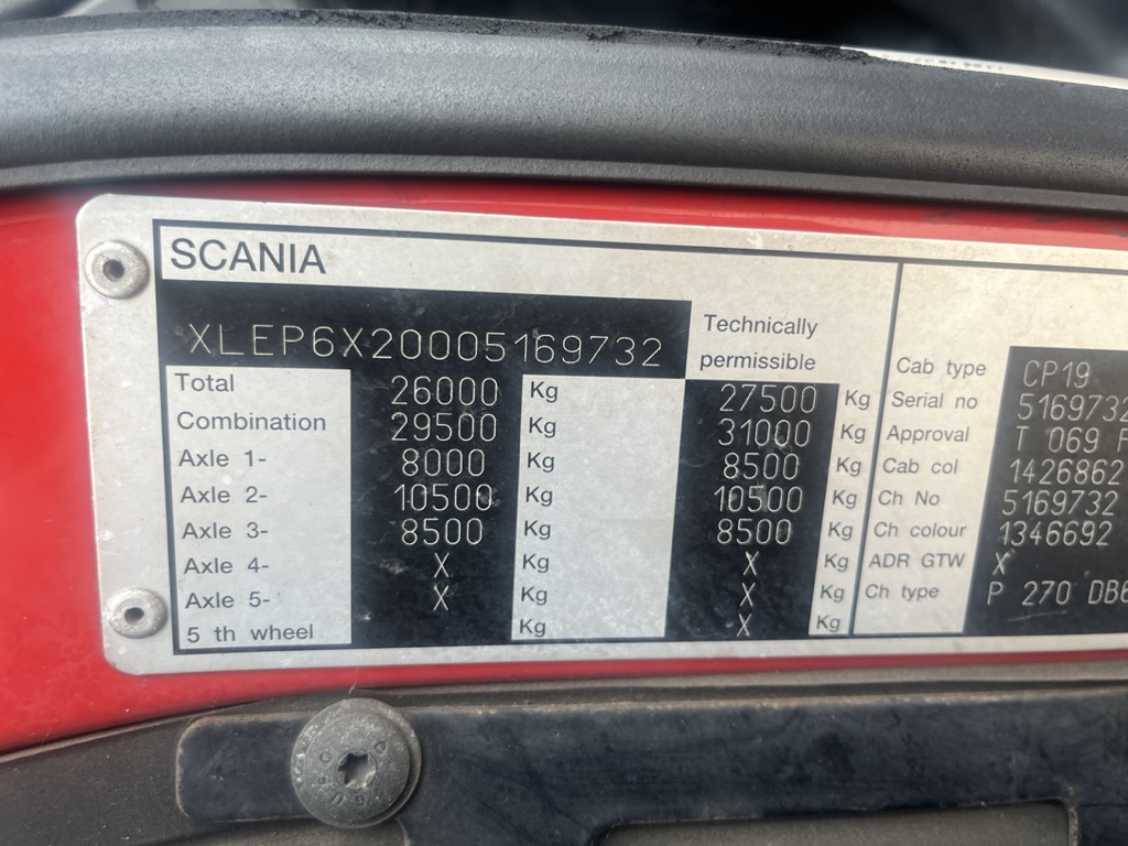 Scania P270 6x2 Curtain side. - Камион с брезент: снимка 5 Scania P270 6x2 Curtain side. - Камион с брезент: снимка 5