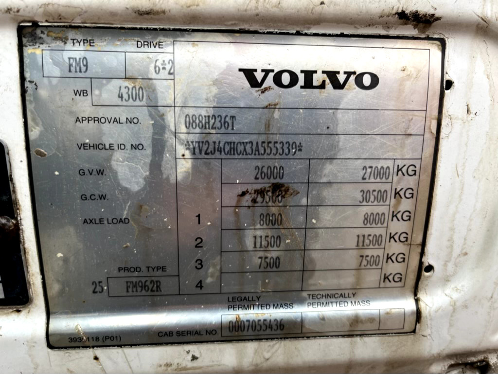 Лизинг на VOLVO FM9 260 6X2 VOLVO FM9 260 6X2: снимка 8