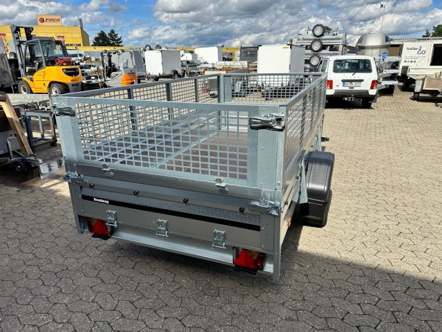 Brenderup 2300S Stahl 1,3 to. mit Laubgitter kippbar KV, 3010x1530x400mm - Ремарке за кола: снимка 4 Brenderup 2300S Stahl 1,3 to. mit Laubgitter kippbar KV, 3010x1530x400mm - Ремарке за кола: снимка 4