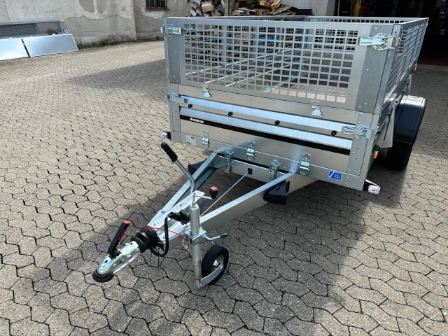 Brenderup 2300S Stahl 1,3 to. mit Laubgitter kippbar KV, 3010x1530x400mm - Ремарке за кола: снимка 2 Brenderup 2300S Stahl 1,3 to. mit Laubgitter kippbar KV, 3010x1530x400mm - Ремарке за кола: снимка 2
