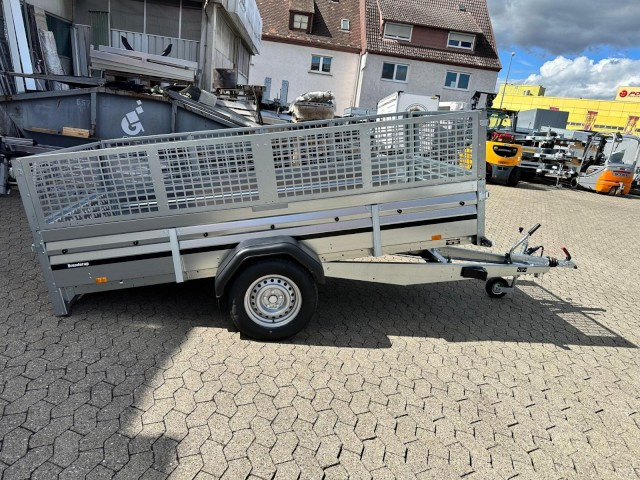 Brenderup 2300S Stahl 1,3 to. mit Laubgitter kippbar KV, 3010x1530x400mm - Ремарке за кола: снимка 5 Brenderup 2300S Stahl 1,3 to. mit Laubgitter kippbar KV, 3010x1530x400mm - Ремарке за кола: снимка 5