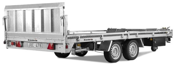 Brenderup 6520 Alu, 65203500, Hochlader kippbar 3,5 t. 5080x2050x100mm - Ремарке за кола: снимка 1 Brenderup 6520 Alu, 65203500, Hochlader kippbar 3,5 t. 5080x2050x100mm - Ремарке за кола: снимка 1