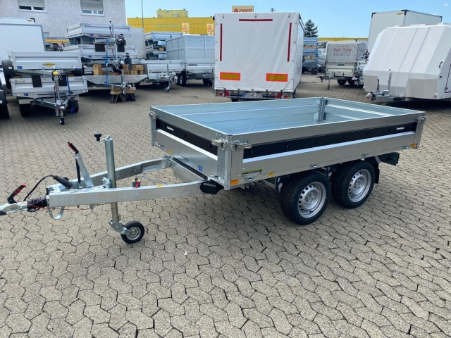 Brenderup Rückwärtskipper BT4260STB 2000, 2,0 to., E-Pumpe, 259x143x35cm - Самосвал ремарке: снимка 1 Brenderup Rückwärtskipper BT4260STB 2000, 2,0 to., E-Pumpe, 259x143x35cm - Самосвал ремарке: снимка 1