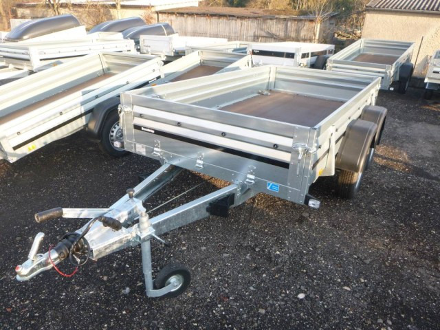 Нови Ремарке за кола Brenderup Tieflader 2300S Stahl, 2,0 to. 3010x1530x400mm: снимка 7