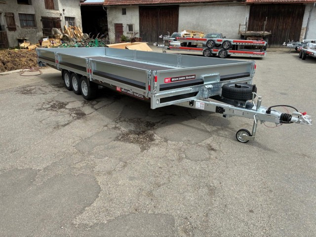 Brian James Cargo Connect Universalanhänger 476-6024-35-3-12, 6000 x 2430 x 300 mm, 3,5 to., 12 Zoll - Ремарке за кола: снимка 1 Brian James Cargo Connect Universalanhänger 476-6024-35-3-12, 6000 x 2430 x 300 mm, 3,5 to., 12 Zoll - Ремарке за кола: снимка 1