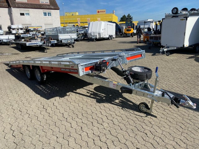 Brian James T Transporter, 231-5021-35-2-12, 5000 x 2150 mm, 3,5 to. kippbar mit Auffahrrampen - Автовоз ремарке: снимка 1 Brian James T Transporter, 231-5021-35-2-12, 5000 x 2150 mm, 3,5 to. kippbar mit Auffahrrampen - Автовоз ремарке: снимка 1
