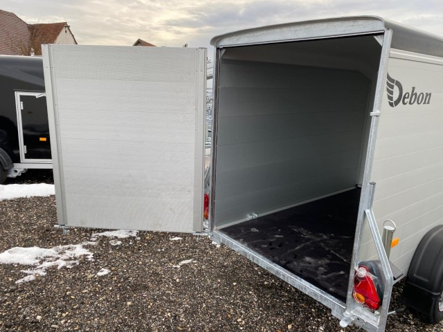 Нови Затворена каросерия ремарке Cheval Liberte Debon C255 Alu +​ Türe 1300 kg, 100 km/h, 255x125x155cm: снимка 12