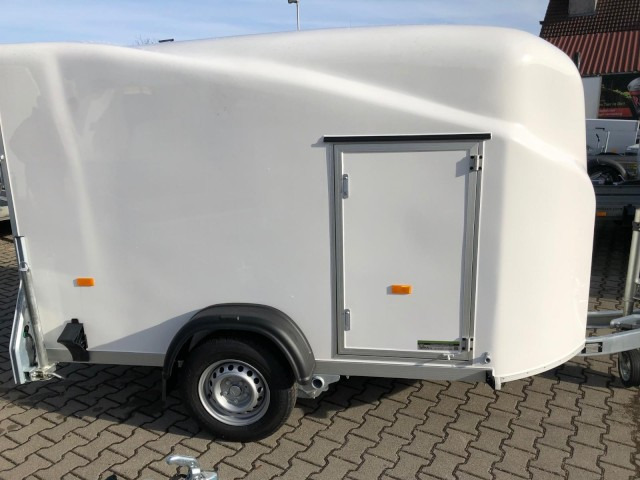 Cheval Liberte Debon Cargo 2 Poly + Türe weiß 1300 kg, 100 km/h, 300x155x168cm - Затворена каросерия ремарке: снимка 5 Cheval Liberte Debon Cargo 2 Poly + Türe weiß 1300 kg, 100 km/h, 300x155x168cm - Затворена каросерия ремарке: снимка 5