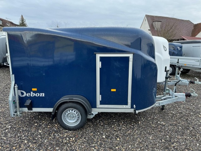 Cheval Liberte Debon Fourgon Cargo 2 Poly + Türe blau 1300 kg, 100 km/h, 300x155x168cm - Затворена каросерия ремарке: снимка 3 Cheval Liberte Debon Fourgon Cargo 2 Poly + Türe blau 1300 kg, 100 km/h, 300x155x168cm - Затворена каросерия ремарке: снимка 3