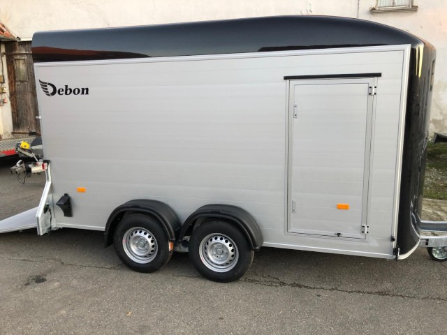 Cheval Liberte Debon Roadster 500 XL Alu + Türe 2600 kg, 100 km/h, 379x169x202cm - Затворена каросерия ремарке: снимка 1 Cheval Liberte Debon Roadster 500 XL Alu + Türe 2600 kg, 100 km/h, 379x169x202cm - Затворена каросерия ремарке: снимка 1