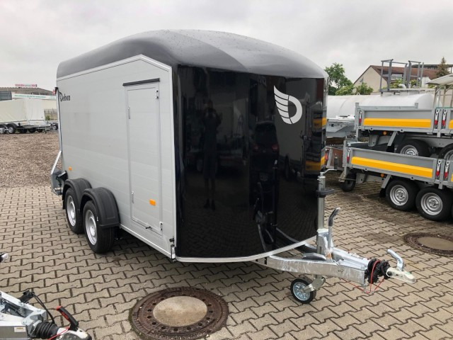 Cheval Liberte Debon Roadster 700 Alu + Türe 2600 kg, 100 km/h, 375x180x202cm - Затворена каросерия ремарке: снимка 1 Cheval Liberte Debon Roadster 700 Alu + Türe 2600 kg, 100 km/h, 375x180x202cm - Затворена каросерия ремарке: снимка 1