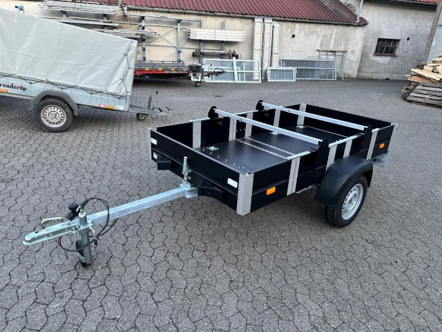 Faltos Blackline mit Fahrradträger, 750 kg, 2420 x 1420 x 300 mm - Ремарке за кола: снимка 1 Faltos Blackline mit Fahrradträger, 750 kg, 2420 x 1420 x 300 mm - Ремарке за кола: снимка 1