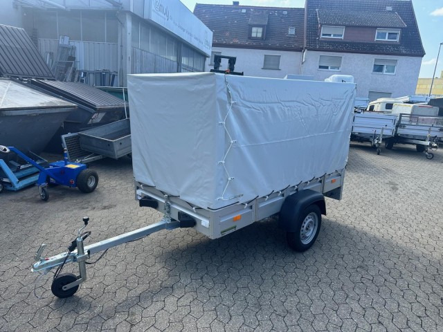 Faltos Pureline Vorteilsaktion, Hochplane 750 kg, 2420 x 1420 x 300 mm - Ремарке за кола: снимка 1 Faltos Pureline Vorteilsaktion, Hochplane 750 kg, 2420 x 1420 x 300 mm - Ремарке за кола: снимка 1