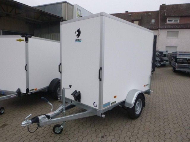 Hapert Sapphire L-1 250x130x180cm, ZG 1,8 to., Koffer Türe - Затворена каросерия ремарке: снимка 1 Hapert Sapphire L-1 250x130x180cm, ZG 1,8 to., Koffer Türe - Затворена каросерия ремарке: снимка 1
