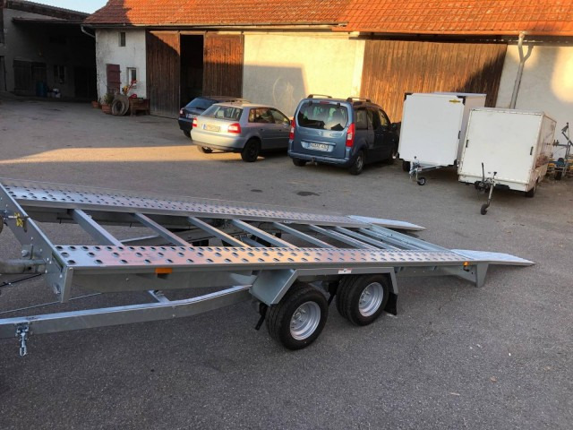 Humbaur Autotransportanhänger FTK 204022, 4000 x 2000 x 50 mm, 2,0 to. - Автовоз ремарке: снимка 3 Humbaur Autotransportanhänger FTK 204022, 4000 x 2000 x 50 mm, 2,0 to. - Автовоз ремарке: снимка 3