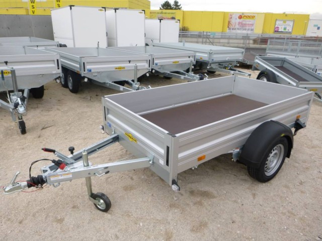 Humbaur HA 132513 mit KV, 1300 kg, 2510 x 1310 x 350 mm - Ремарке за кола: снимка 1 Humbaur HA 132513 mit KV, 1300 kg, 2510 x 1310 x 350 mm - Ремарке за кола: снимка 1