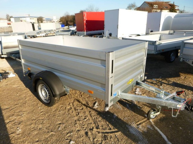 Humbaur HA 132513 mit KV und Bordwandaufsatz, 1300 kg, 2510 x 1310 x 350mm - Ремарке за кола: снимка 1 Humbaur HA 132513 mit KV und Bordwandaufsatz, 1300 kg, 2510 x 1310 x 350mm - Ремарке за кола: снимка 1