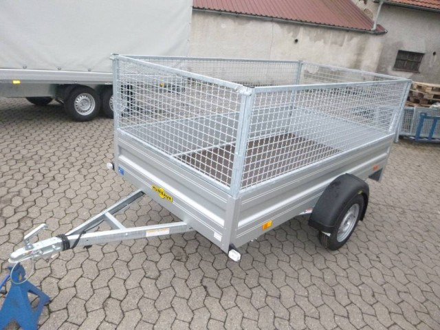 Humbaur HA 752513 mit Laubgitter, 750 kg, 2510 x 1310 x 350 mm - Ремарке за кола: снимка 1 Humbaur HA 752513 mit Laubgitter, 750 kg, 2510 x 1310 x 350 mm - Ремарке за кола: снимка 1