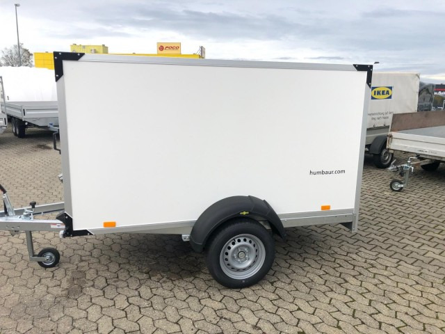 Humbaur Koffer HK 132513-13P, 100 km/h 1,3 t. 2510 x 1310 x 1400 mm - Затворена каросерия ремарке: снимка 4 Humbaur Koffer HK 132513-13P, 100 km/h 1,3 t. 2510 x 1310 x 1400 mm - Затворена каросерия ремарке: снимка 4