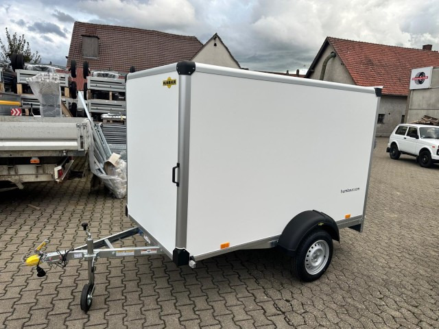 Humbaur Koffer HK 752513-15P, 0,75 t. 2510 x 1310 x 1520 mm, 100 km/h - Затворена каросерия ремарке: снимка 1 Humbaur Koffer HK 752513-15P, 0,75 t. 2510 x 1310 x 1520 mm, 100 km/h - Затворена каросерия ремарке: снимка 1