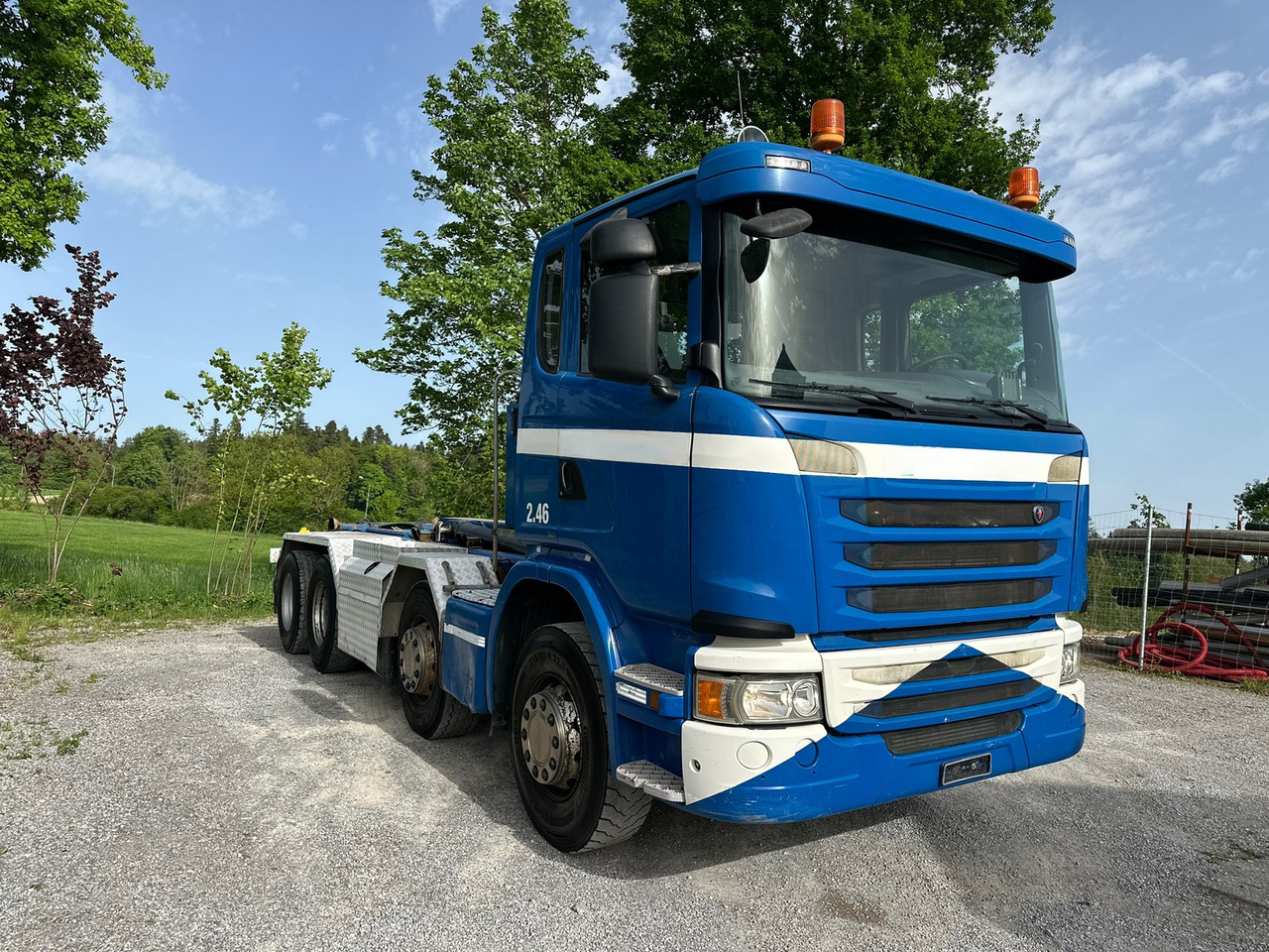 SCANIA G450 8x4 Abrollkipper - Мултилифт с кука камион: снимка 4 SCANIA G450 8x4 Abrollkipper - Мултилифт с кука камион: снимка 4