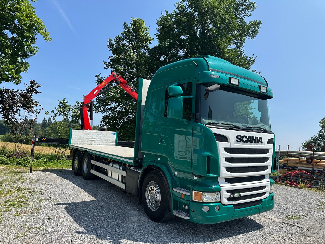 SCANIA R 480 6x2 Palfinger 16502 - Бордови камион, Камион с кран: снимка 3 SCANIA R 480 6x2 Palfinger 16502 - Бордови камион, Камион с кран: снимка 3