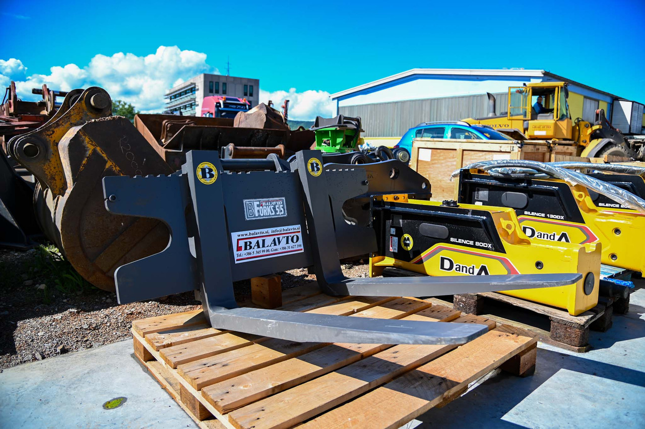 Balavto B-FORKS 5,5 S6 for excavators - Вилици за Багер: снимка 1 Balavto B-FORKS 5,5 S6 for excavators - Вилици за Багер: снимка 1