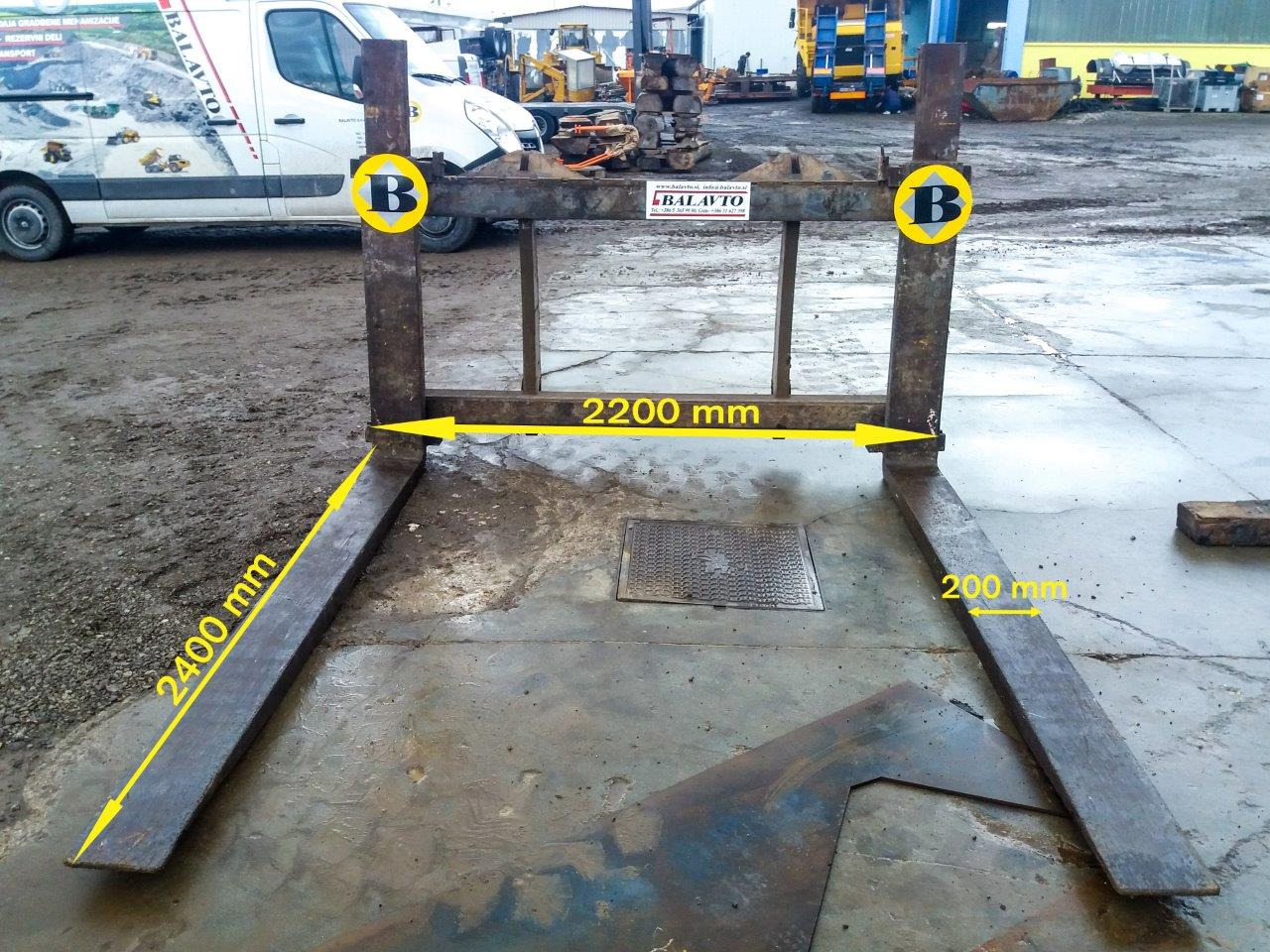 Gjerstad Heavy Duty forks for 25-30 ton wheel loaders - Вилици за Подемно-транспортна техника: снимка 3 Gjerstad Heavy Duty forks for 25-30 ton wheel loaders - Вилици за Подемно-транспортна техника: снимка 3