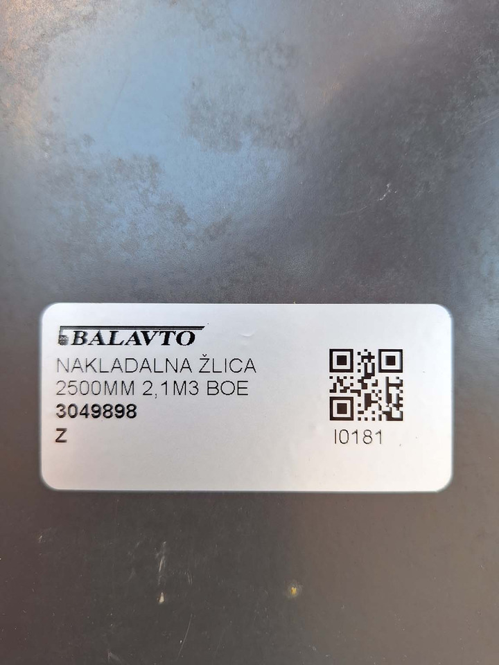 Нови Кофа за товарач за Колесен товарач Volvo 2500 mm for 12-15 ton wheel loaders: снимка 7