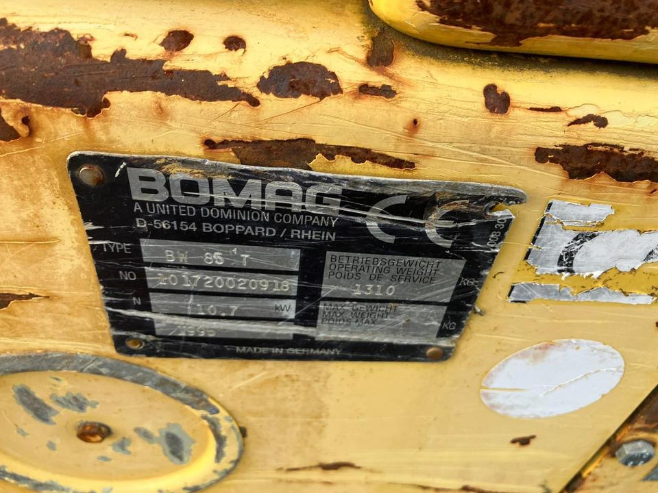 Grabenwalze Bomag BW 85 T - Мини валяк: снимка 2 Grabenwalze Bomag BW 85 T - Мини валяк: снимка 2