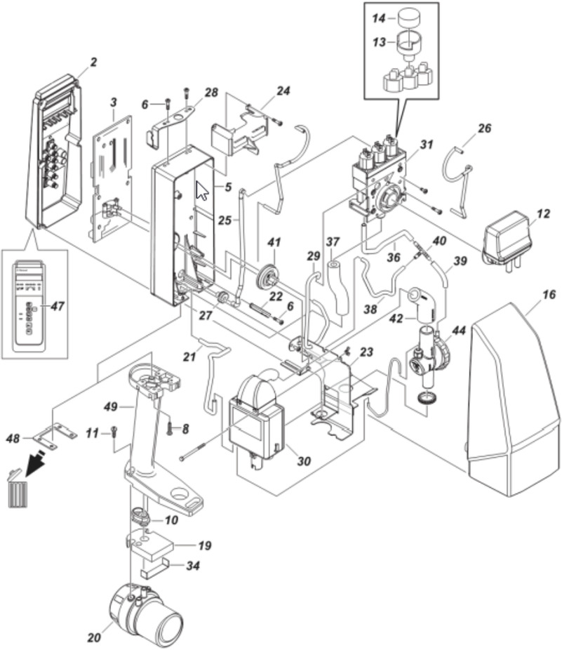 MXA0044 22 DeLaval milking unit MU486 Part No. 87979930 - Доилна техника: снимка 4 MXA0044 22 DeLaval milking unit MU486 Part No. 87979930 - Доилна техника: снимка 4