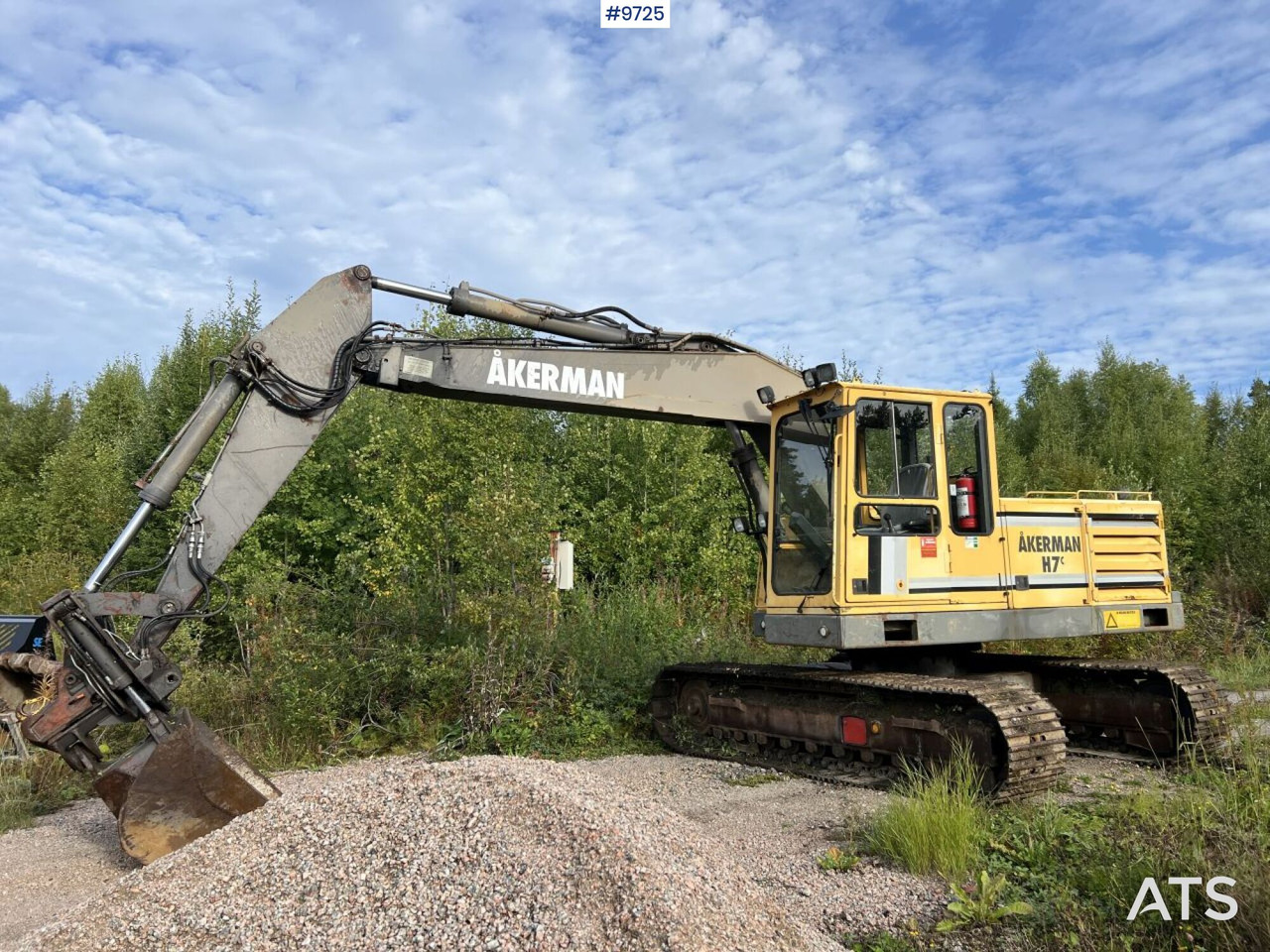Akerman H7c Excavator with bucket - Верижен багер: снимка 3 Akerman H7c Excavator with bucket - Верижен багер: снимка 3