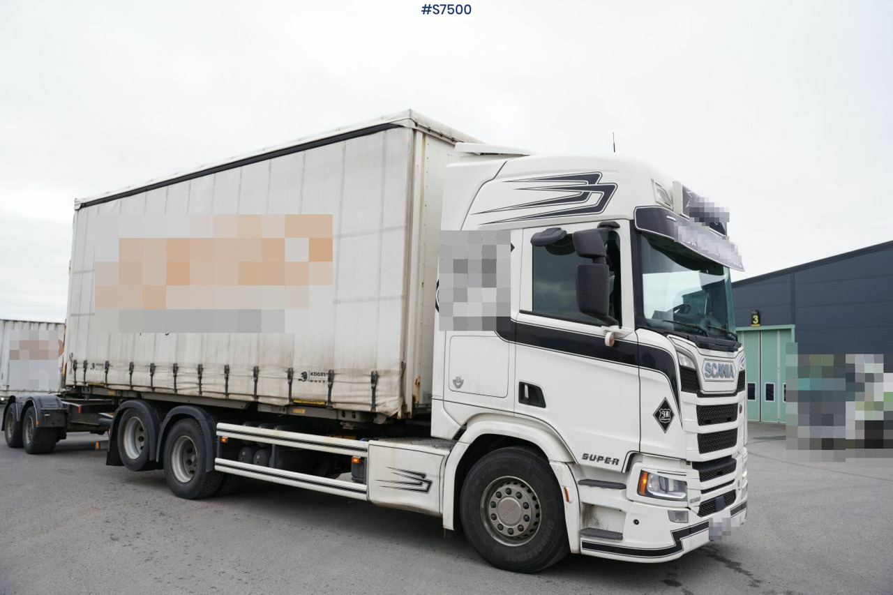 Box truck Scania R580 - Камион фургон: снимка 1 Box truck Scania R580 - Камион фургон: снимка 1