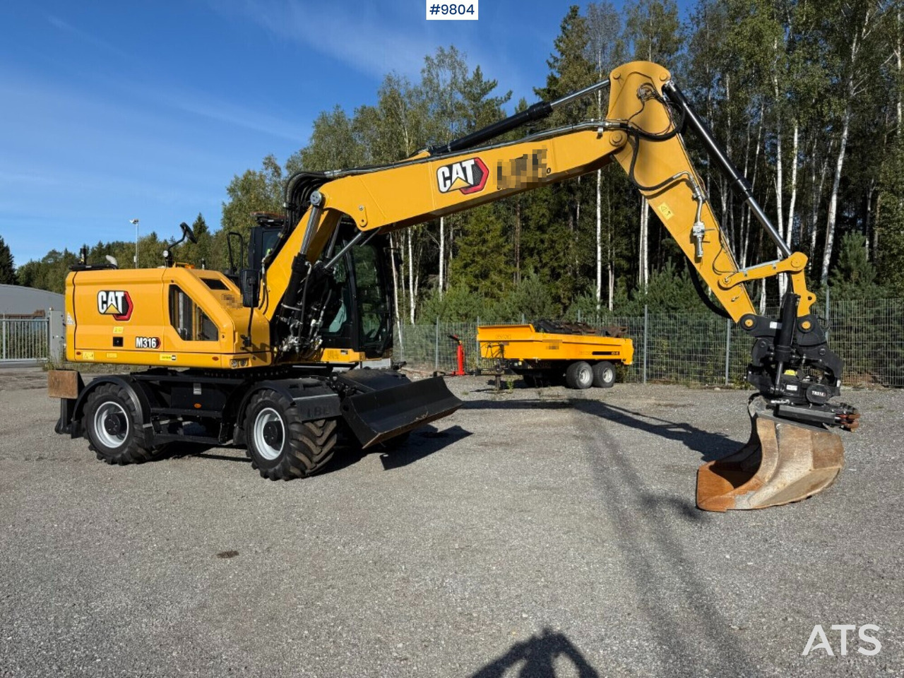 CAT M316 wheel excavator with tiltrotator, 3D excavation system, and grader bucket - Колесен багер: снимка 1 CAT M316 wheel excavator with tiltrotator, 3D excavation system, and grader bucket - Колесен багер: снимка 1