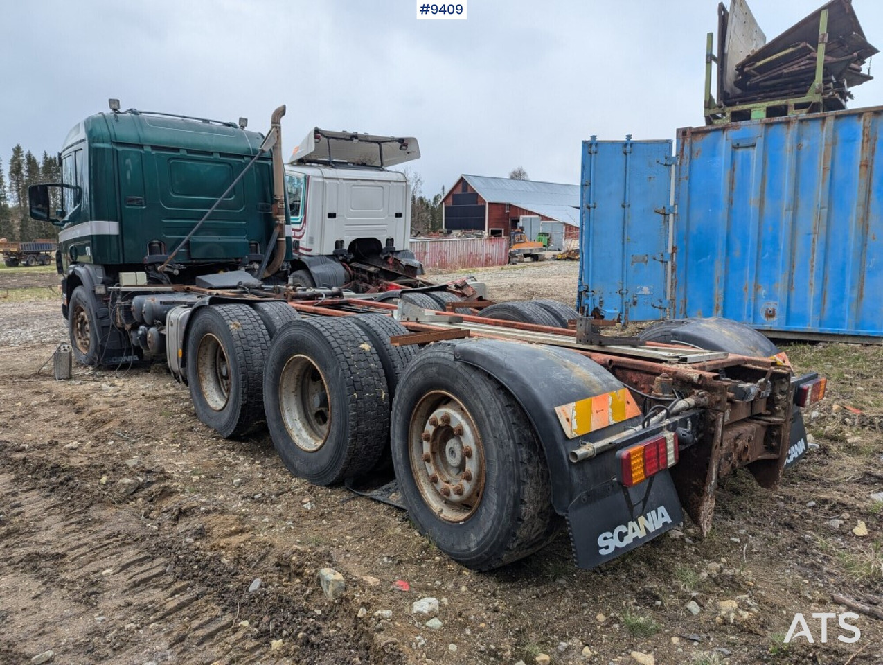 Chassi Scania P124 8X4 (see video) - Шаси кабина: снимка 3 Chassi Scania P124 8X4 (see video) - Шаси кабина: снимка 3