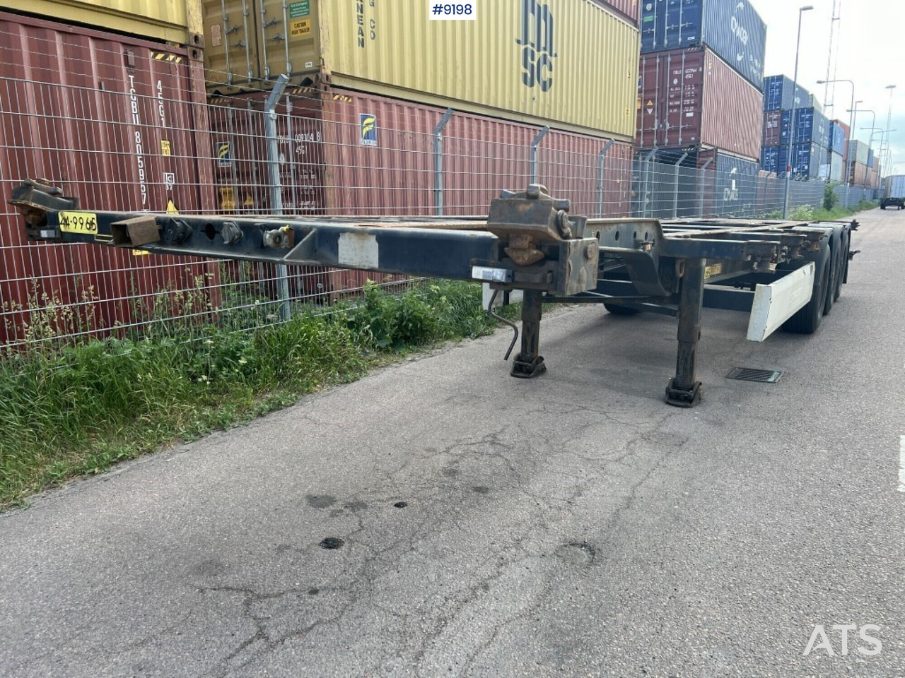 Container chassi - Krone SD - Контейнеровоз/ Сменна каросерия полуремарке: снимка 1 Container chassi - Krone SD - Контейнеровоз/ Сменна каросерия полуремарке: снимка 1