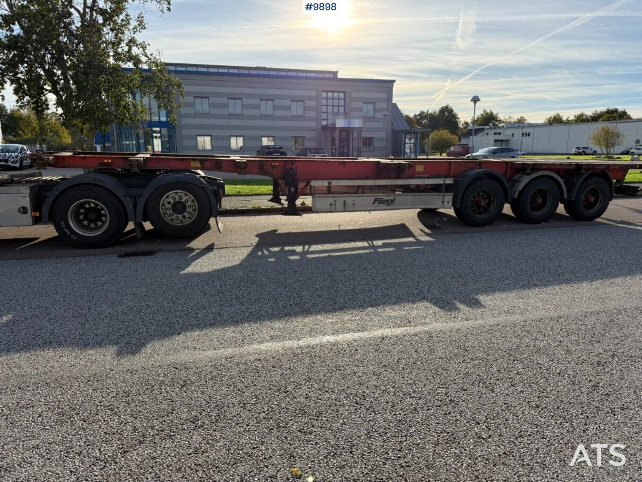 Container chassis Fliegl SDS 400 - Контейнеровоз/ Сменна каросерия полуремарке: снимка 3 Container chassis Fliegl SDS 400 - Контейнеровоз/ Сменна каросерия полуремарке: снимка 3